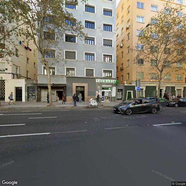 Street view near Farmacia in Madrid