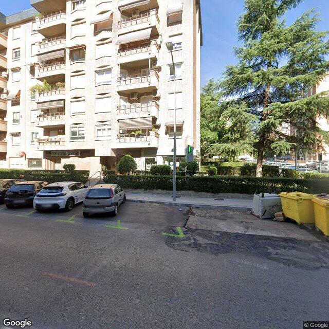 Street view near Farmacia in Madrid