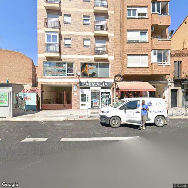 Street view near Farmacia in Madrid