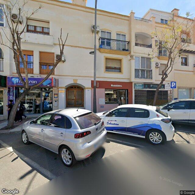Street view near Farmacia in Roquetas de Mar
