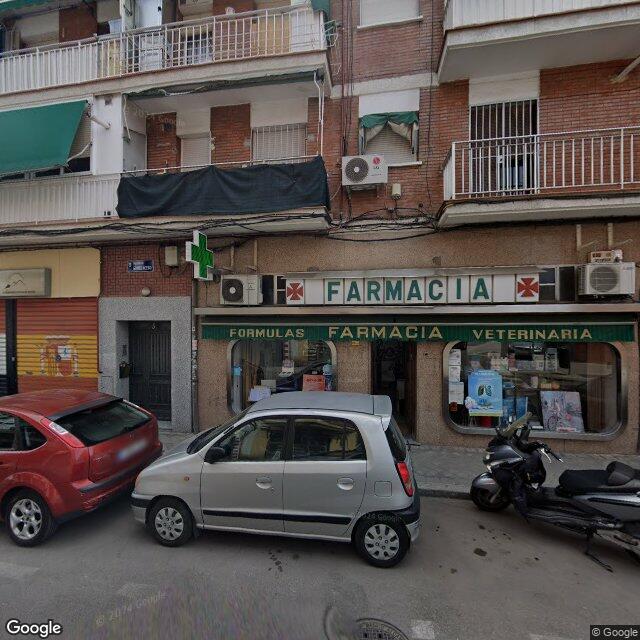 Street view near Farmacia in Madrid