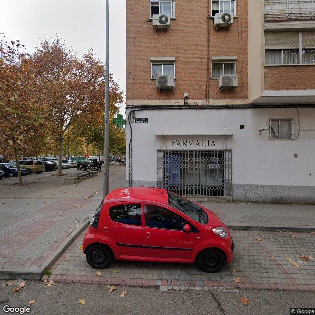 Street view near Farmacia in Madrid