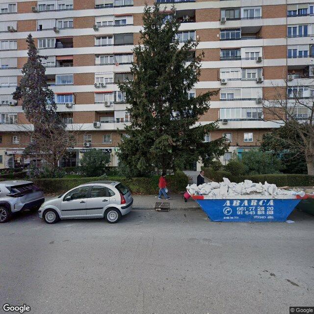 Street view near Farmacia in Madrid