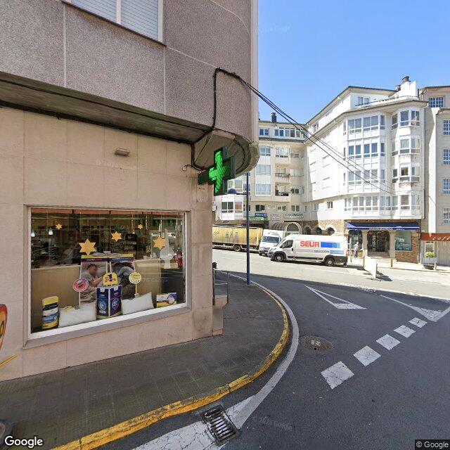 Street view near Farmacia in Spain