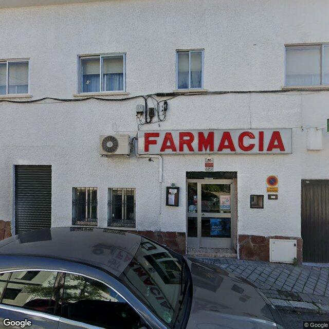 Street view near Farmacia in Madrid