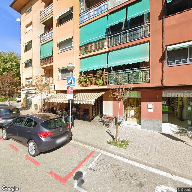 Street view near Farmacia in Barcelona