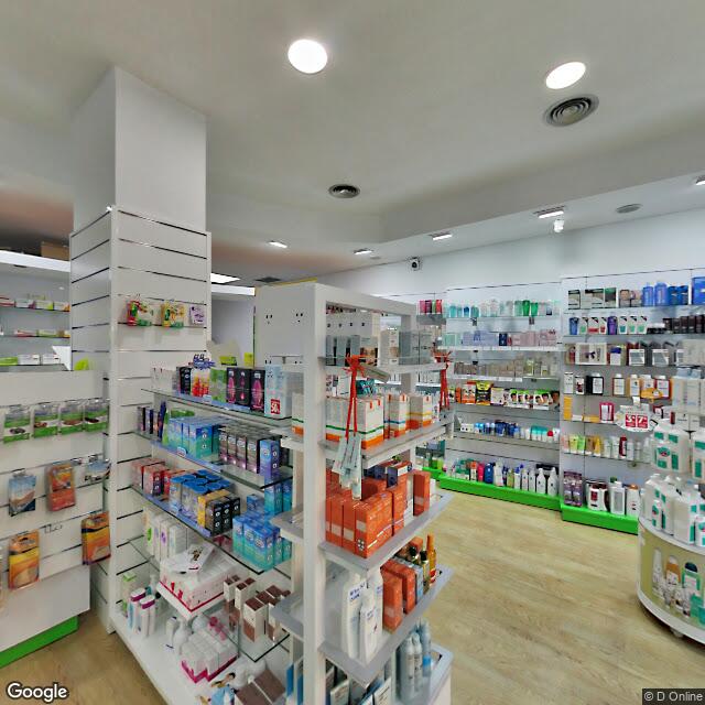 Street view near Farmacia in Madrid