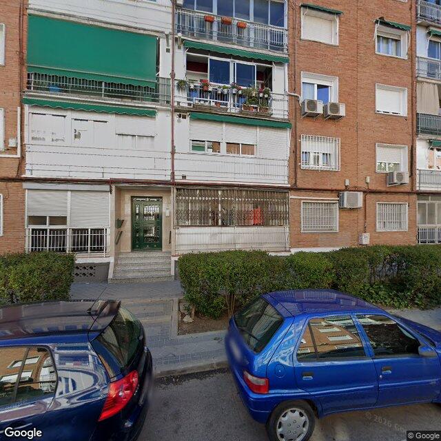 Street view near Farmacia in Madrid