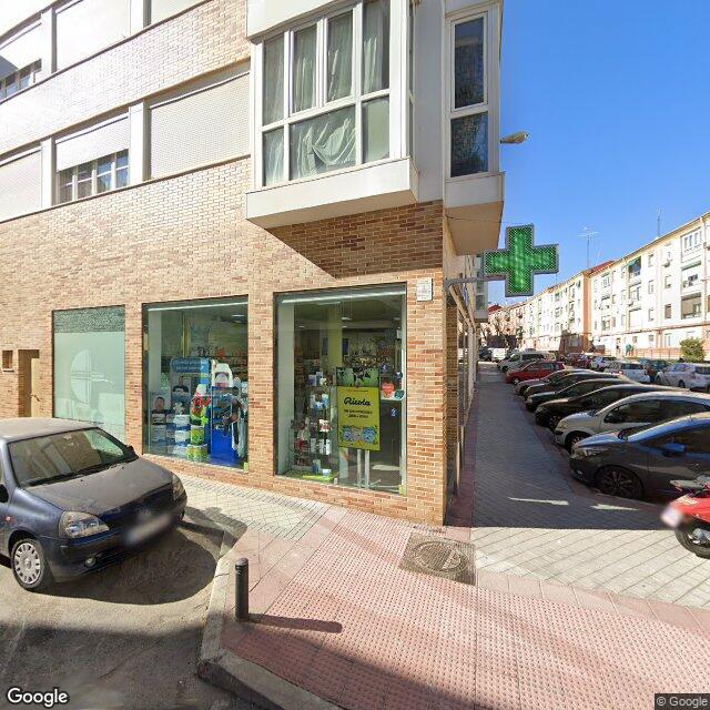 Street view near Farmacia in Madrid