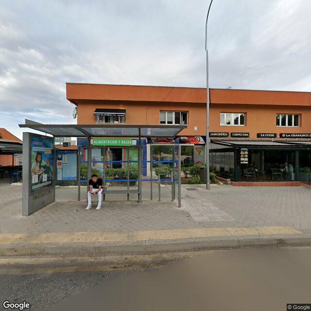 Street view near Farmacia in Madrid