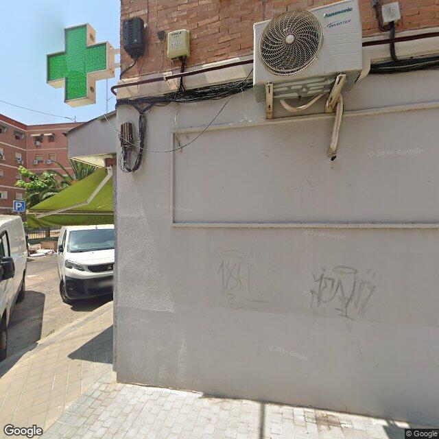 Street view near Farmacia in Madrid