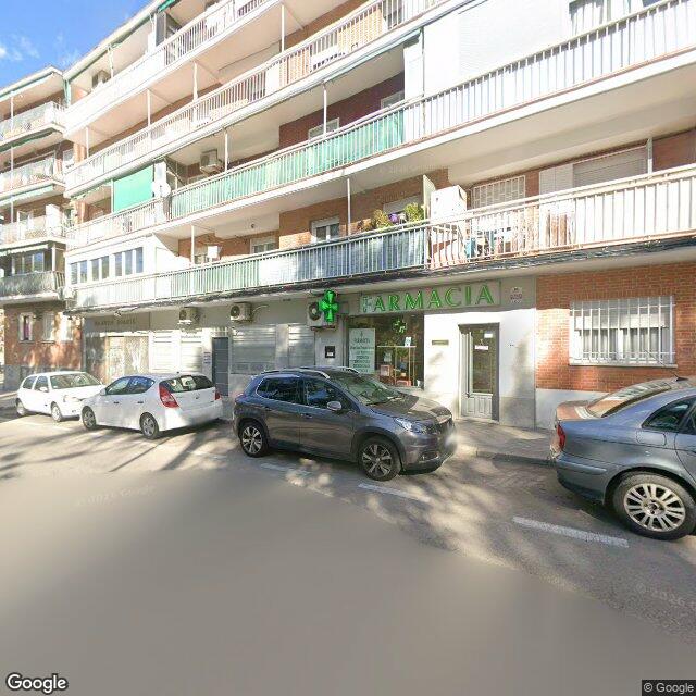 Street view near Farmacia in Madrid