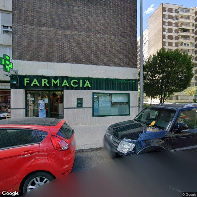 Street view near Farmacia in Madrid
