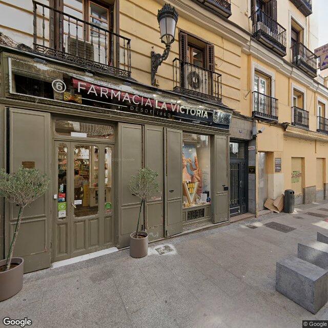 Street view near Farmacia in Madrid