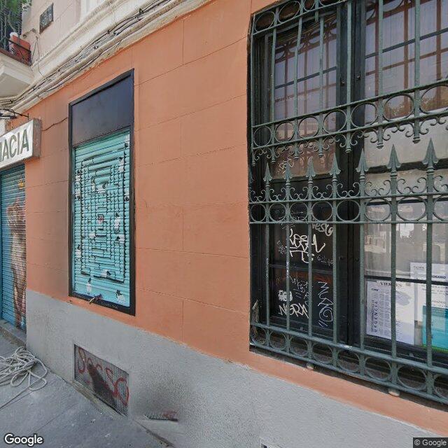 Street view near Farmacia in Madrid
