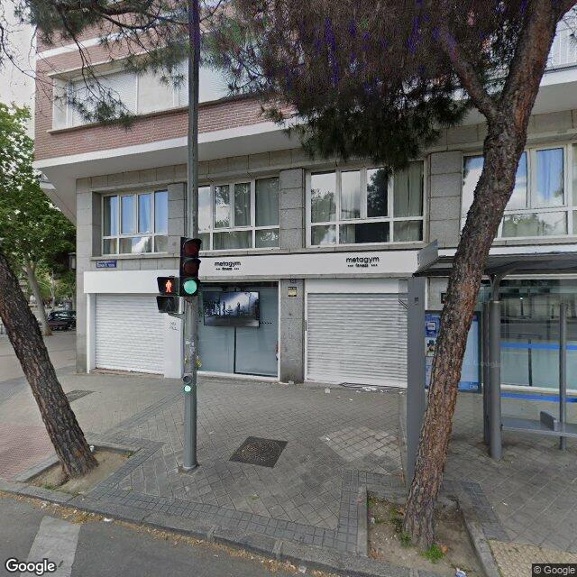 Street view near Farmacia in Madrid