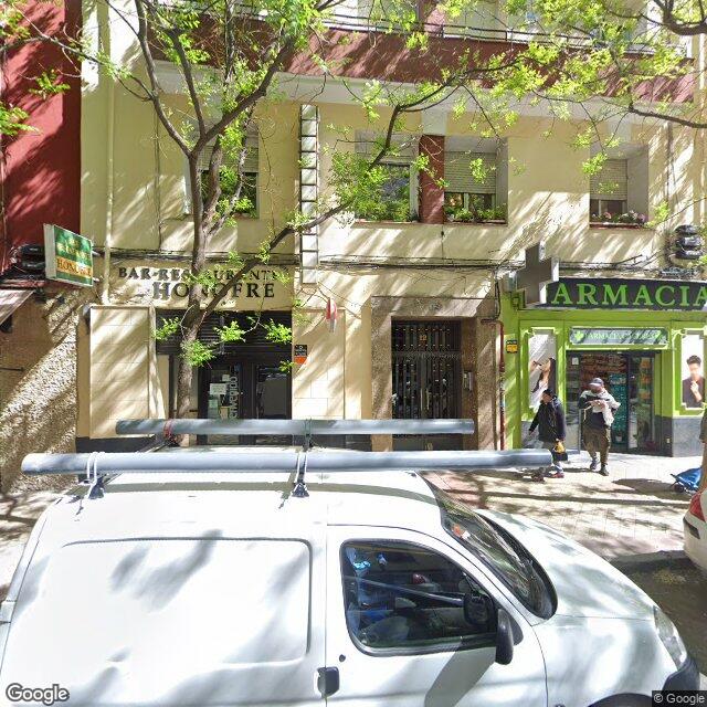 Street view near Farmacia in Madrid