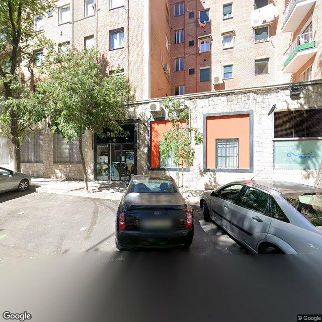 Street view near Farmacia in Madrid