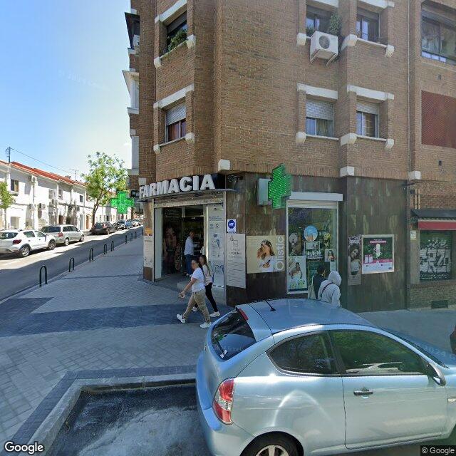 Street view near Farmacia in Madrid