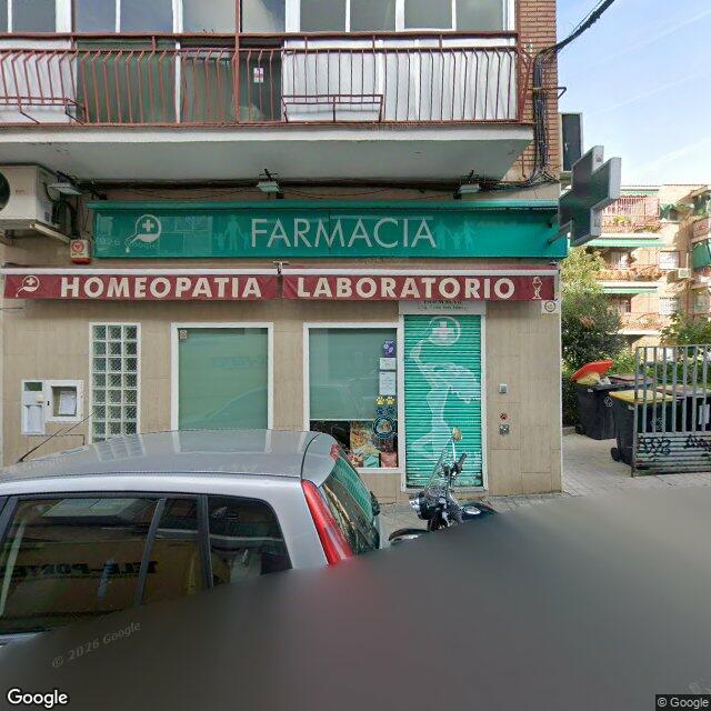Street view near Farmacia in Madrid