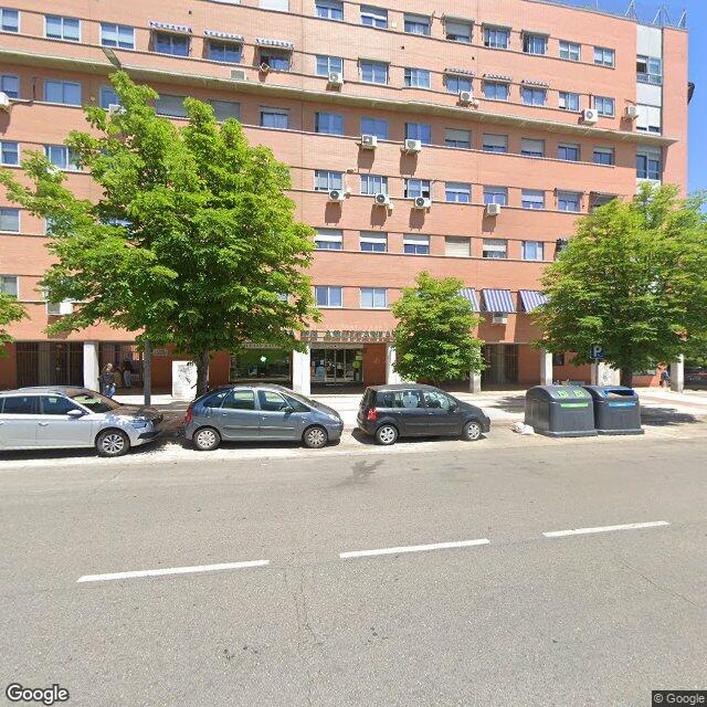Street view near Farmacia in Madrid