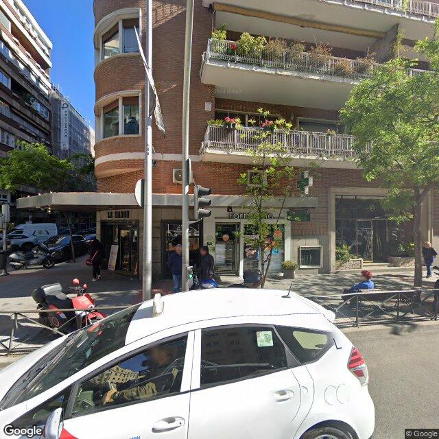 Street view near Farmacia in Madrid