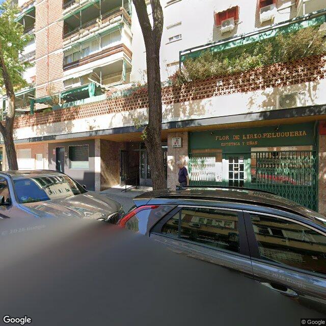 Street view near Farmacia in Madrid