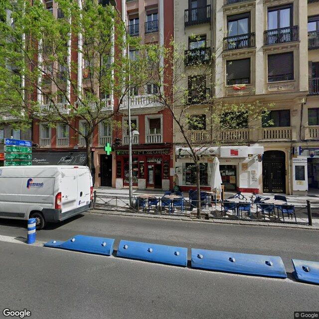 Street view near Farmacia in Madrid