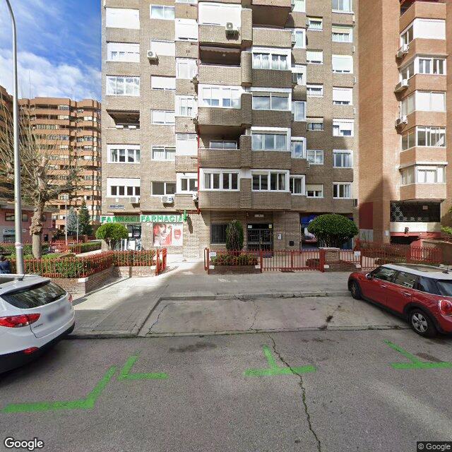 Street view near Farmacia in Madrid