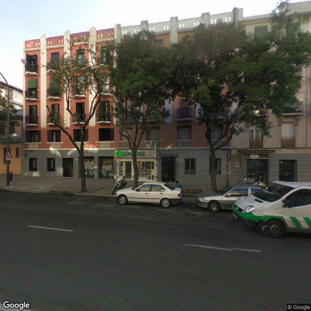 Street view near Farmacia in Madrid
