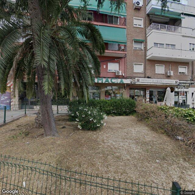 Street view near Farmacia in Madrid