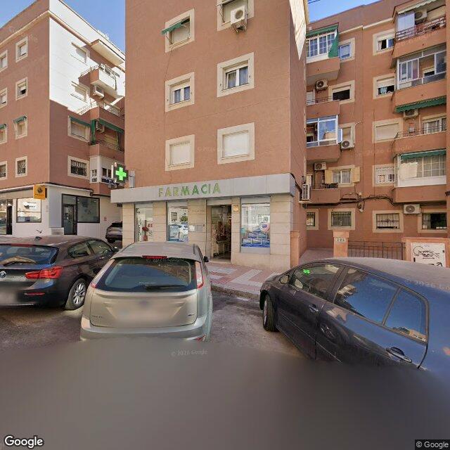 Street view near Farmacia in Madrid