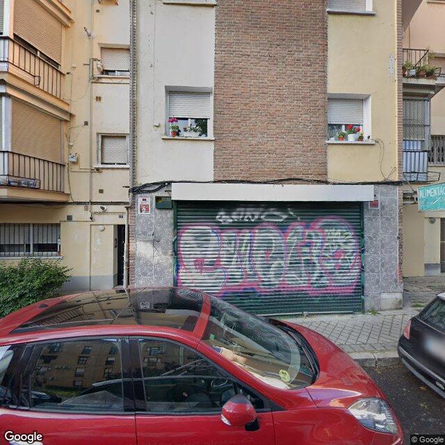 Street view near Farmacia in Madrid