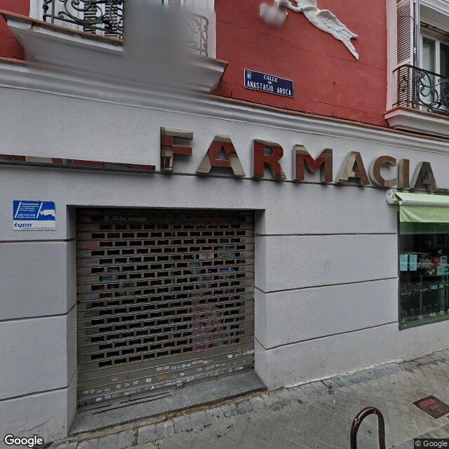 Street view near Farmacia in Madrid