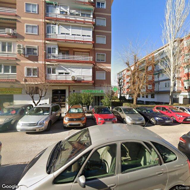Street view near Farmacia in Madrid