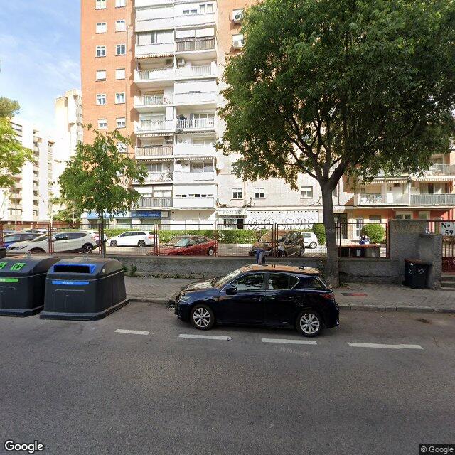 Street view near Farmacia in Madrid