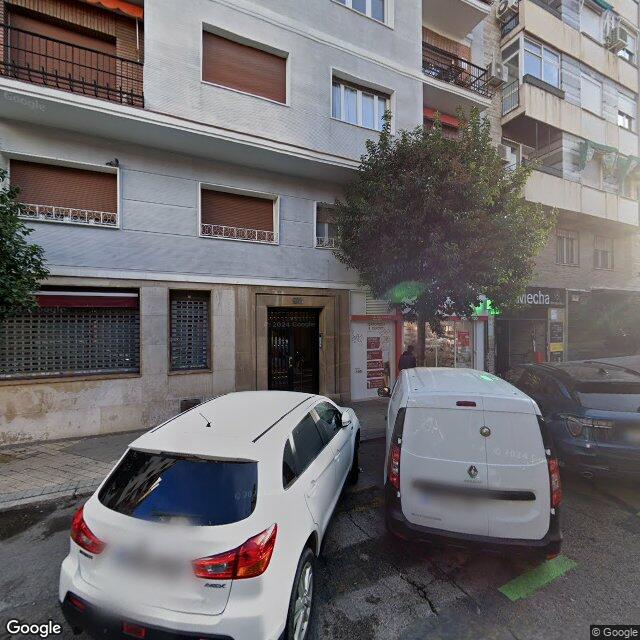 Street view near Farmacia in Madrid