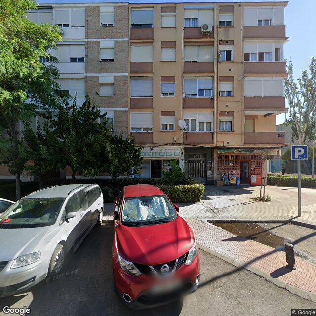 Street view near Farmacia in Madrid