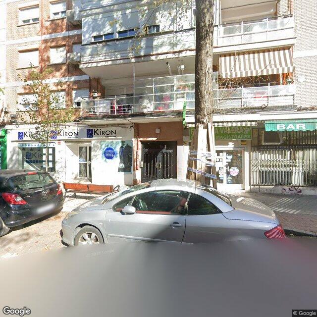 Street view near Farmacia in Madrid