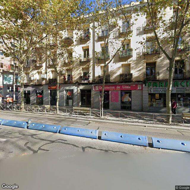 Street view near Farmacia in Madrid