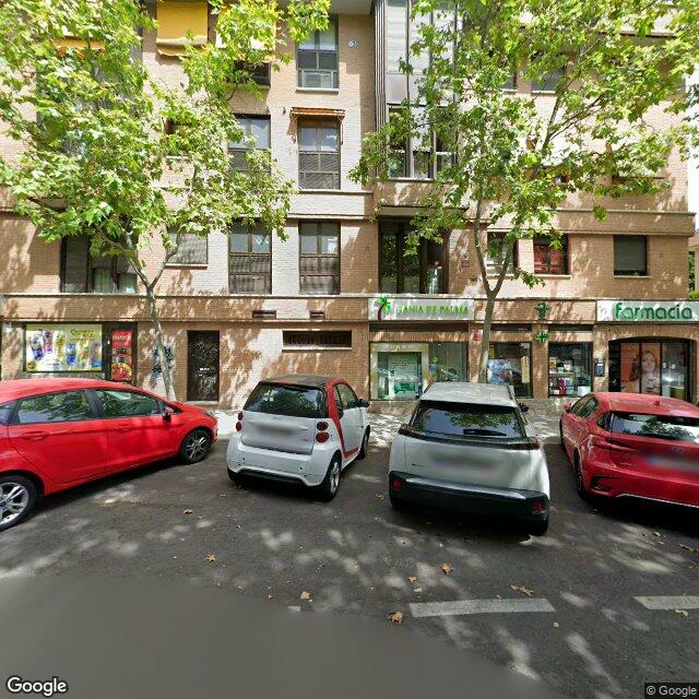 Street view near Farmacia in Madrid
