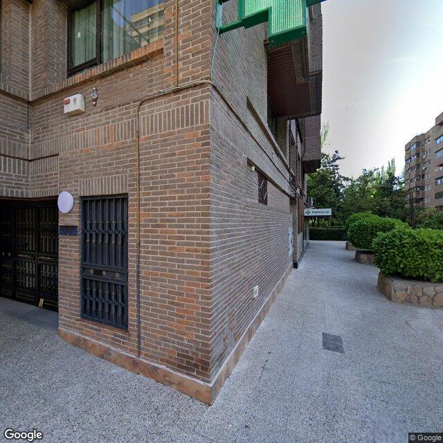 Street view near Farmacia in Madrid
