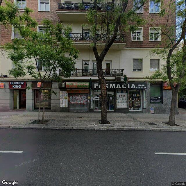 Street view near Farmacia in Madrid