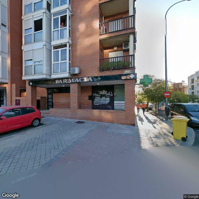 Street view near Farmacia in Madrid