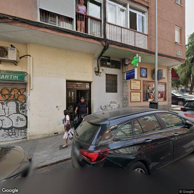 Street view near Farmacia in Madrid