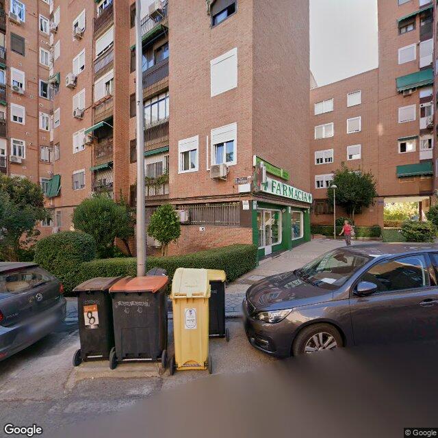 Street view near Farmacia in Madrid