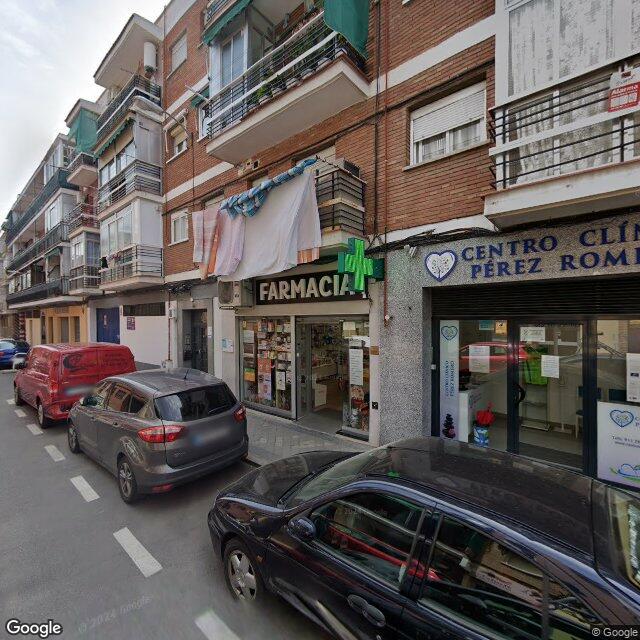 Street view near Farmacia in Madrid