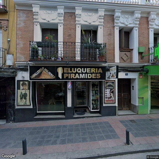 Street view near Farmacia in Madrid