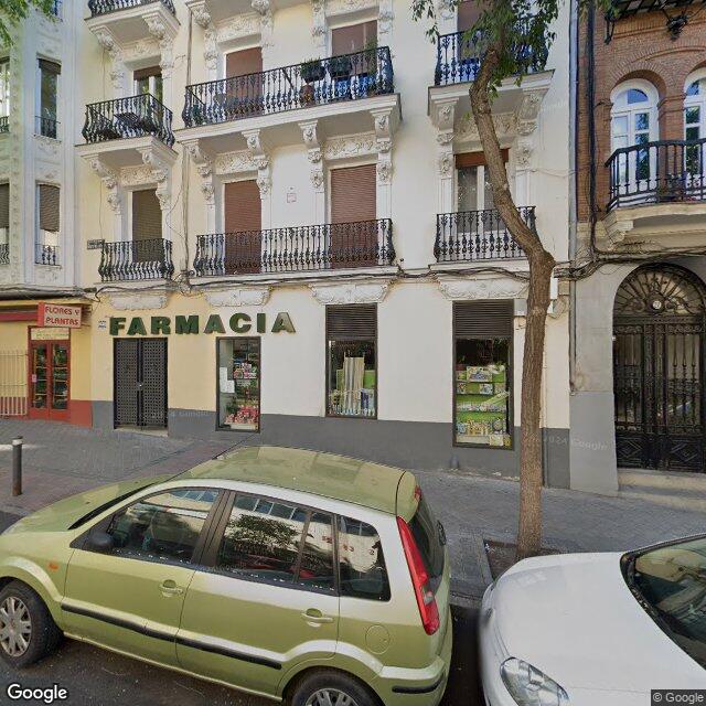 Street view near Farmacia in Madrid