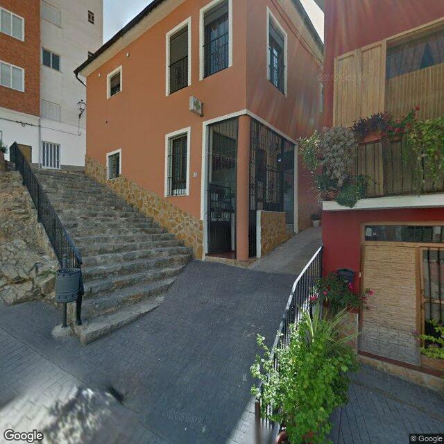 Street view near Farmacia in Spain